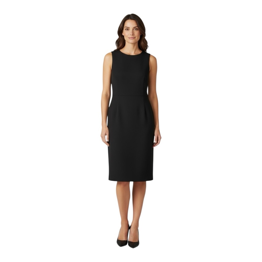 Proenza Schouler Side Cutouts Wool Blend Sheath Quiet Luxury Minimalist Dress
